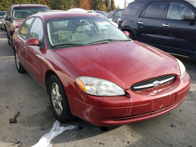 1FAFP55232G274581 - 2002 FORD TAURUS SES RED photo 1