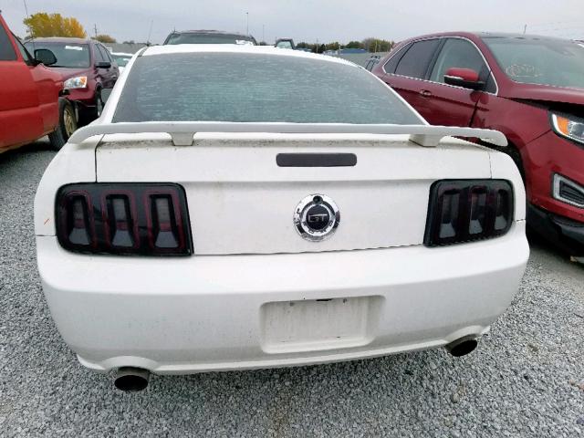 1ZVHT82H655226627 - 2005 FORD MUSTANG GT WHITE photo 10