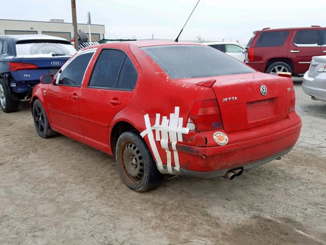 3VWPE69M43M177920 - 2003 VOLKSWAGEN JETTA WOLF RED photo 3