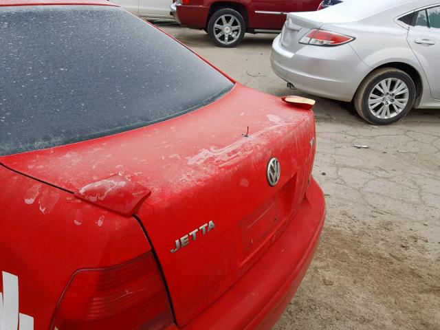 3VWPE69M43M177920 - 2003 VOLKSWAGEN JETTA WOLF RED photo 9