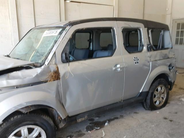 5J6YH28756L003793 - 2006 HONDA ELEMENT EX SILVER photo 9