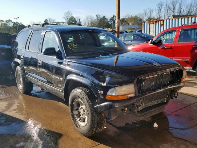 1B4HR28YXYF108002 - 2000 DODGE DURANGO BLACK photo 1