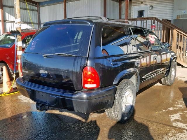 1B4HR28YXYF108002 - 2000 DODGE DURANGO BLACK photo 4