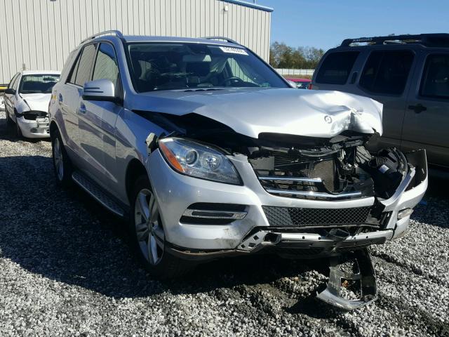 4JGDA5JB8DA167147 - 2013 MERCEDES-BENZ ML 350 SILVER photo 1