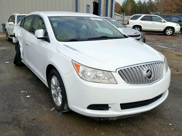 1G4GB5EG6AF110427 - 2010 BUICK LACROSSE C WHITE photo 1