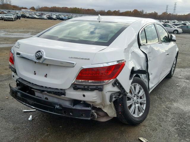 1G4GB5EG6AF110427 - 2010 BUICK LACROSSE C WHITE photo 4