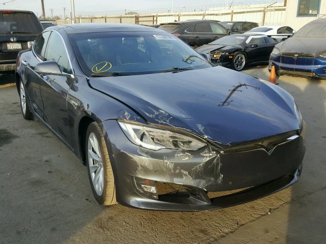 5YJSA1E11HF191342 - 2017 TESLA MODEL S GRAY photo 1