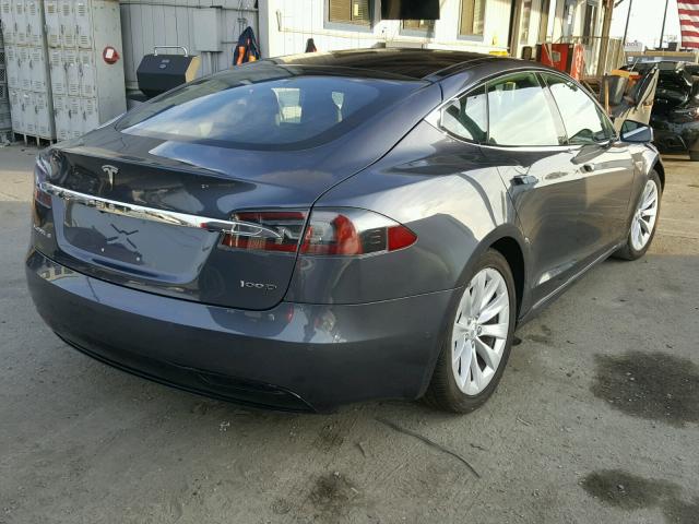 5YJSA1E11HF191342 - 2017 TESLA MODEL S GRAY photo 4