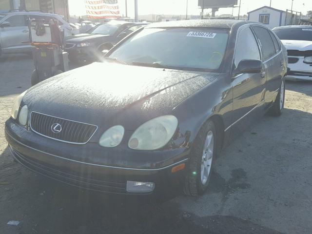 JT8BD69S010128159 - 2001 LEXUS GS 300 BLACK photo 2