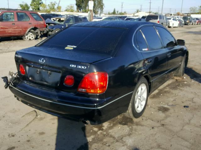 JT8BD69S010128159 - 2001 LEXUS GS 300 BLACK photo 4