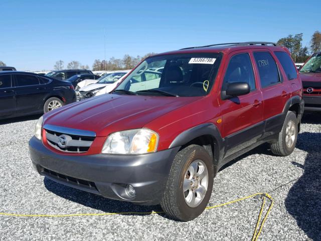 4F2CZ06193KM28970 - 2003 MAZDA TRIBUTE ES BURGUNDY photo 2