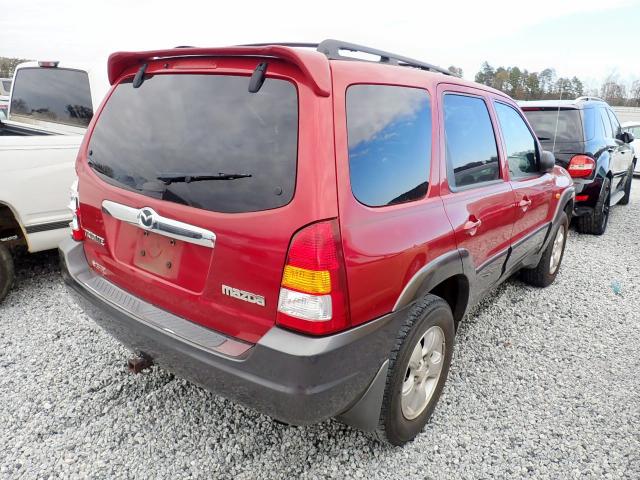 4F2CZ06193KM28970 - 2003 MAZDA TRIBUTE ES BURGUNDY photo 4