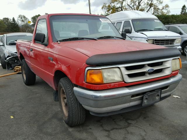 1FTCR10A3TPA13502 - 1996 FORD RANGER RED photo 1