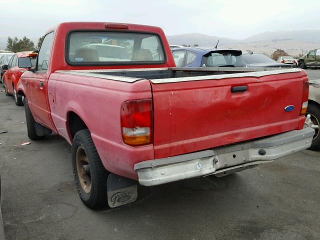 1FTCR10A3TPA13502 - 1996 FORD RANGER RED photo 3