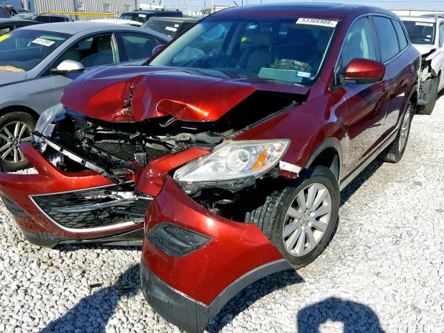 JM3TB2MA3A0237189 - 2010 MAZDA CX-9 BURGUNDY photo 2