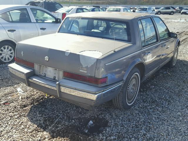 1G6KS5153KU806648 - 1989 CADILLAC SEVILLE GRAY photo 4