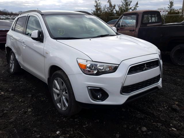 4A4AR4AU0EE032422 - 2014 MITSUBISHI OUTLANDER WHITE photo 1