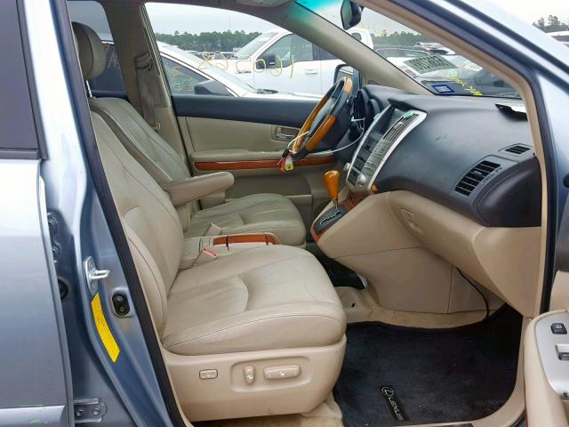 JTJGW31U182006693 - 2008 LEXUS RX 400H BLUE photo 5