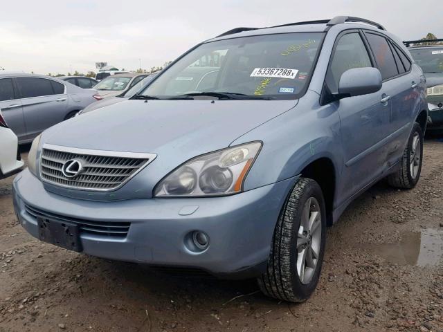 JTJGW31U182006693 - 2008 LEXUS RX 400H BLUE photo 9