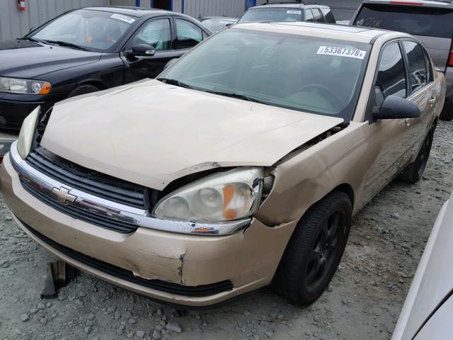 1G1ZT54835F285267 - 2005 CHEVROLET MALIBU LS 金色 照片 2