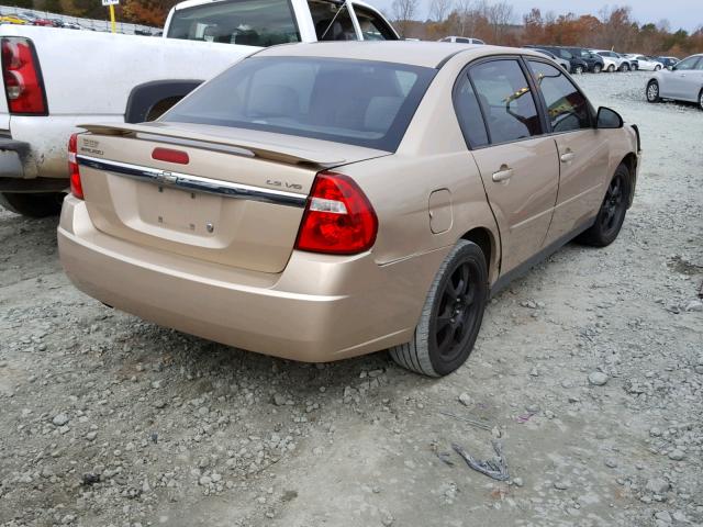 1G1ZT54835F285267 - 2005 CHEVROLET MALIBU LS 金色 照片 4