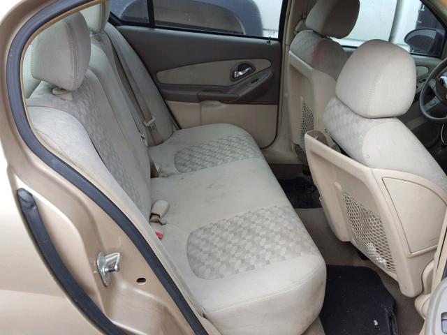 1G1ZT54835F285267 - 2005 CHEVROLET MALIBU LS 金色 照片 6