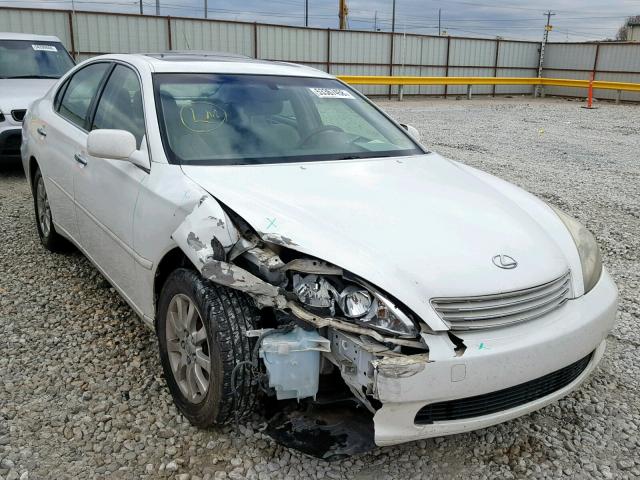 JTHBA30G640016468 - 2004 LEXUS ES 330 WHITE photo 1