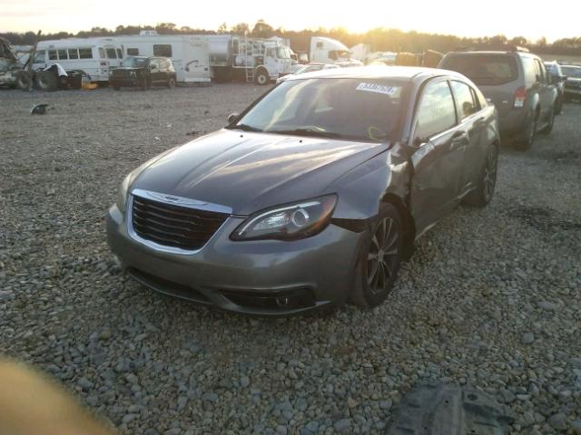 1C3CCBBG6CN297751 - 2012 CHRYSLER 200 TOURIN GRAY photo 2