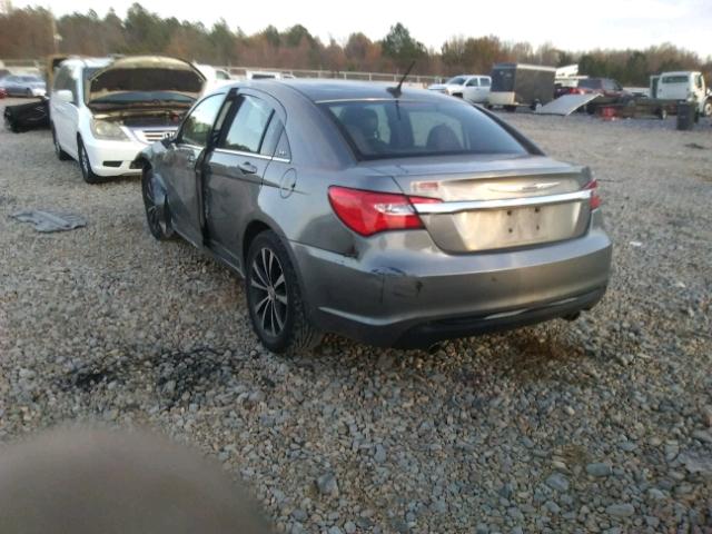 1C3CCBBG6CN297751 - 2012 CHRYSLER 200 TOURIN GRAY photo 3