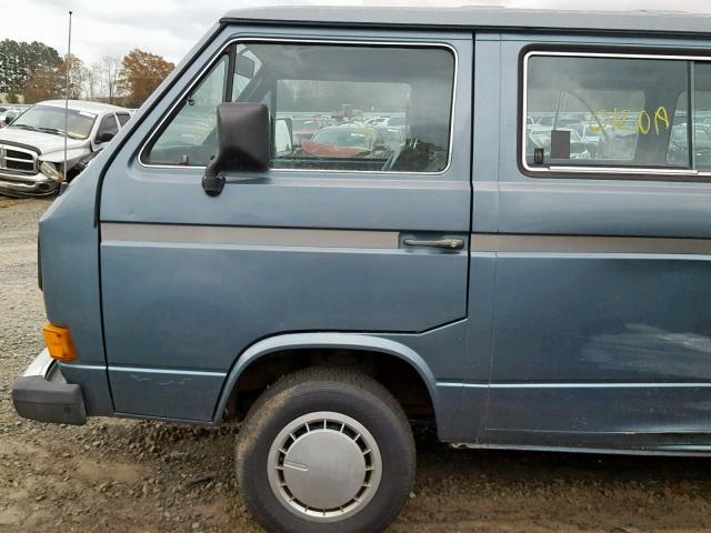 WV2YB0255GH077014 - 1986 VOLKSWAGEN VANAGON BU BLUE photo 10