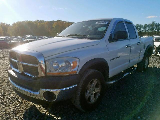 1D7HU18N66J247724 - 2006 DODGE RAM 1500 S WHITE photo 2