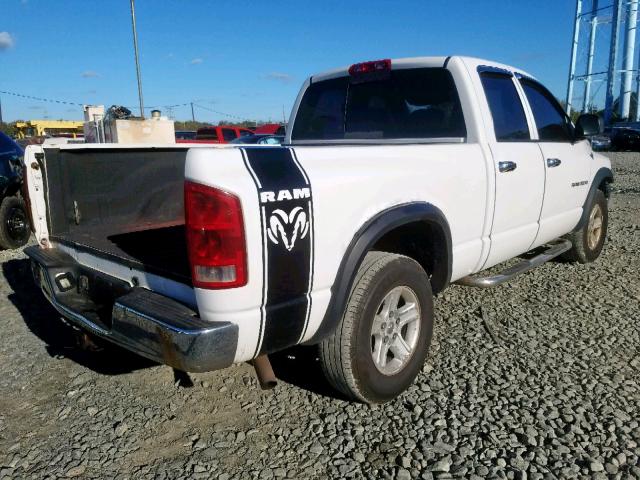 1D7HU18N66J247724 - 2006 DODGE RAM 1500 S WHITE photo 4