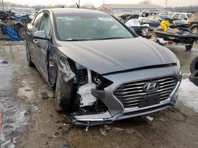 5NPE34AF0JH655027 - 2018 HYUNDAI SONATA SPO GRAY photo 1