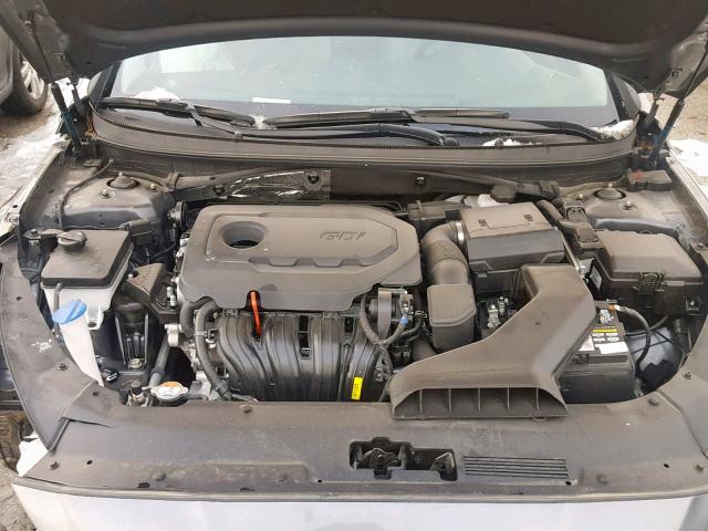 5NPE34AF0JH655027 - 2018 HYUNDAI SONATA SPO GRAY photo 7