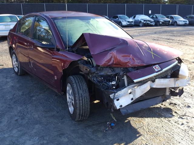 1G8AJ52F03Z194443 - 2003 SATURN ION LEVEL BURGUNDY photo 1