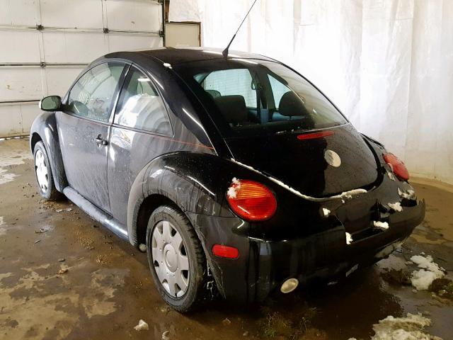 3VWBK31C44M421605 - 2004 VOLKSWAGEN NEW BEETLE 黑色 照片 3