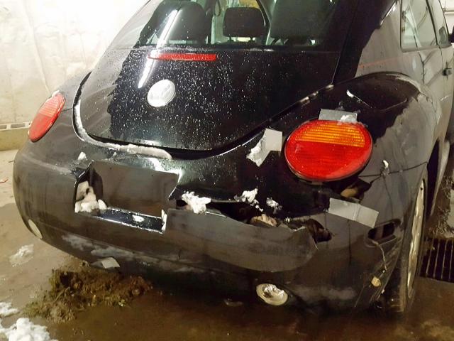 3VWBK31C44M421605 - 2004 VOLKSWAGEN NEW BEETLE 黑色 照片 9