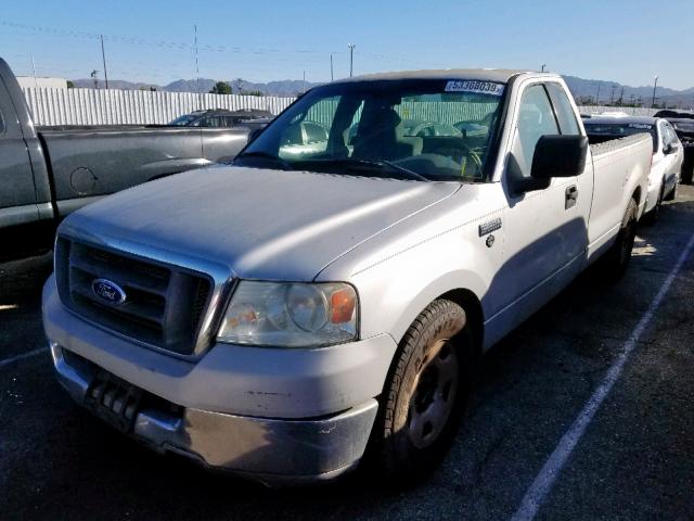 1FTVF12514NC63061 - 2004 FORD F150 SILVER photo 2