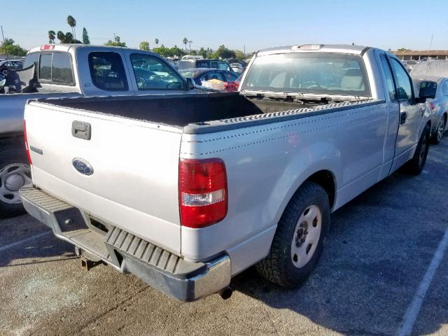 1FTVF12514NC63061 - 2004 FORD F150 SILVER photo 4