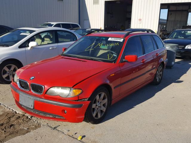 WBAEN33443PC12645 - 2003 BMW 325 IT RED photo 2