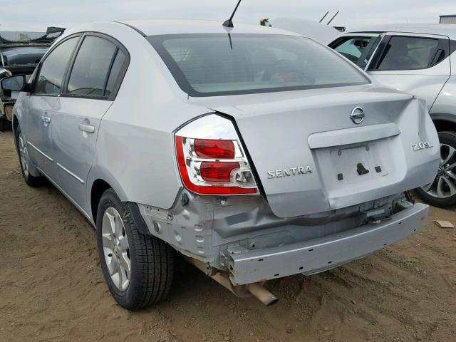 3N1AB61E07L643573 - 2007 NISSAN SENTRA 2.0 SILVER photo 3