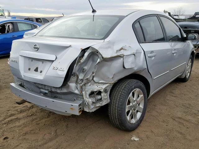 3N1AB61E07L643573 - 2007 NISSAN SENTRA 2.0 SILVER photo 4