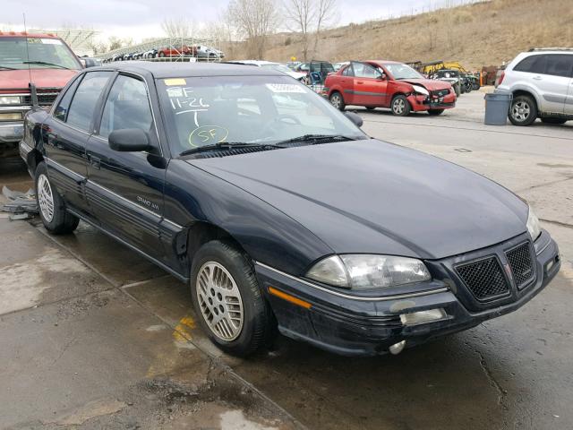 1G2NE5432PM549750 - 1993 PONTIAC GRAND AM S BLACK photo 1