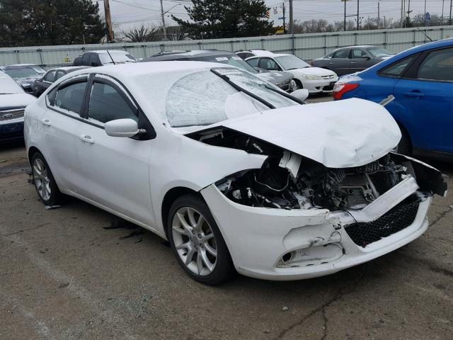 1C3CDFBA0DD299681 - 2013 DODGE DART SXT WHITE photo 1