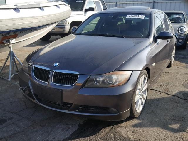 WBAVC53587FZ79448 - 2007 BMW 328 I SULE GRAY photo 2