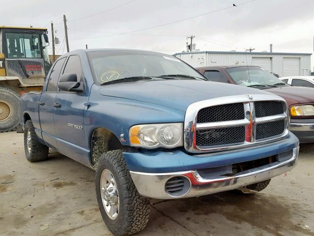 3D7KR28C35G708115 - 2005 DODGE RAM 2500 S BLUE photo 1