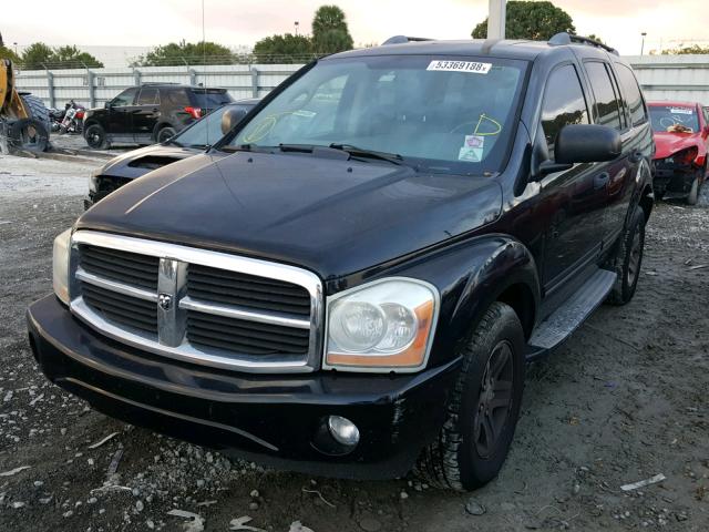 1D4HB58DX5F531084 - 2005 DODGE DURANGO LI BLACK photo 2