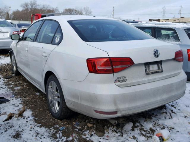 3VW2K7AJ6FM223732 - 2015 VOLKSWAGEN JETTA BASE 白色 照片 3