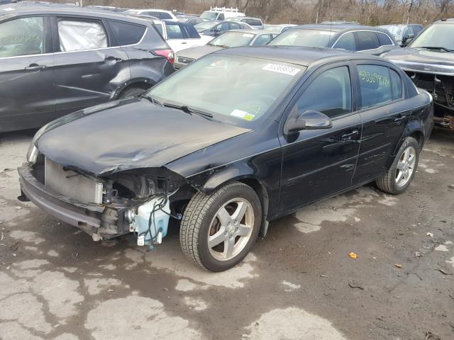 1G1AF5F58A7197035 - 2010 CHEVROLET COBALT 2LT BLACK photo 2