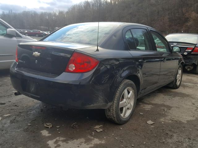 1G1AF5F58A7197035 - 2010 CHEVROLET COBALT 2LT BLACK photo 4